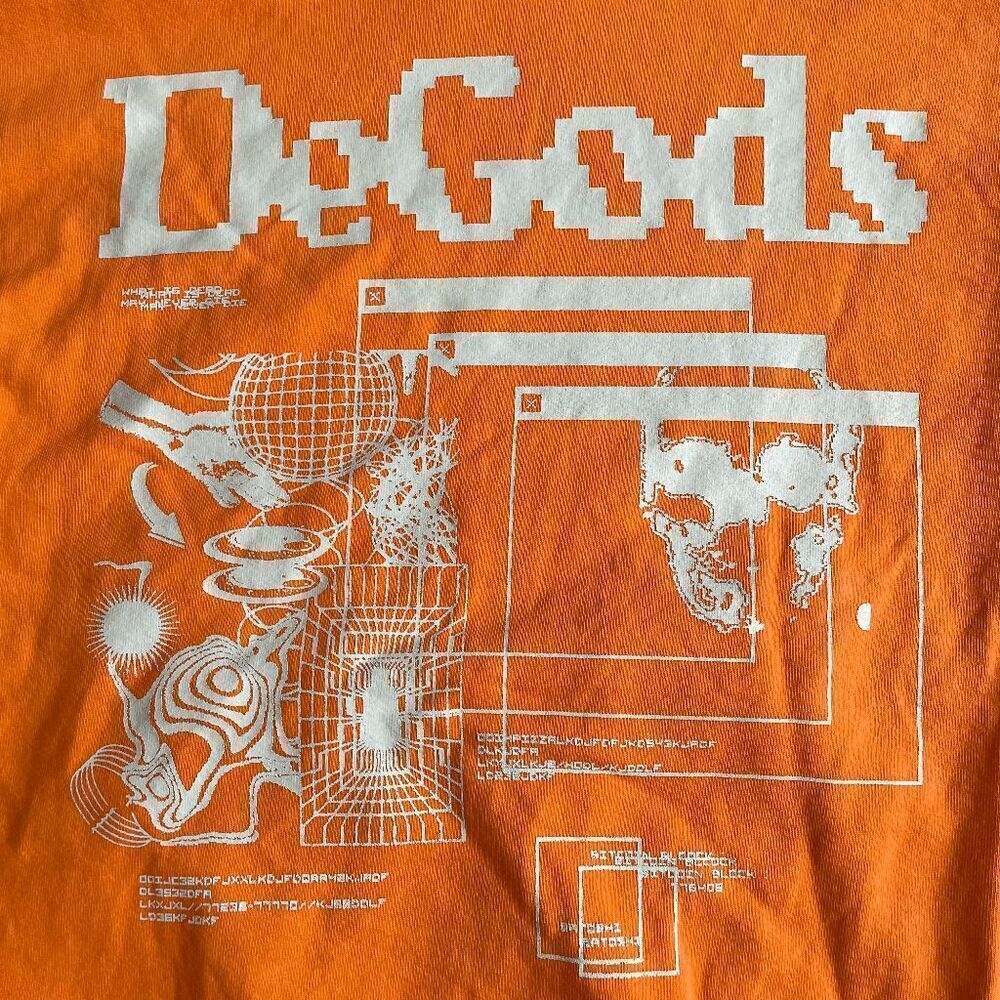 Original BTC DeGod Orange Hoodie Small - Picture 6 of 8